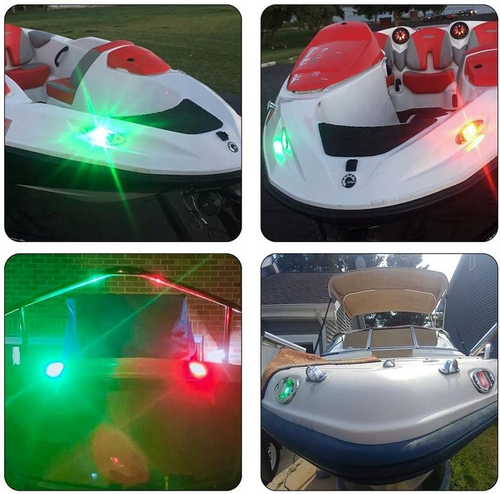 LAMPY NAWIGACYJNE LED PORT & STARBOARD 112,5 st. WPUSZCZANE HF65-800B