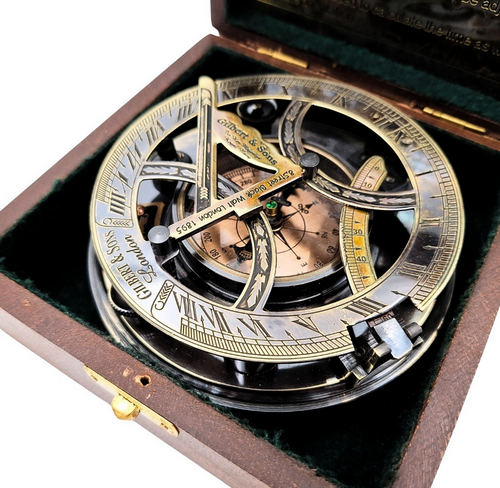 KOMPAS MOSIĘŻNY Z ZEGAREM SŁONECZNYM NC103185