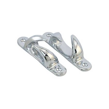 PÓŁKLUZY 104 mm MOSIĄDZ CHROMOWANY EK32222 PARA