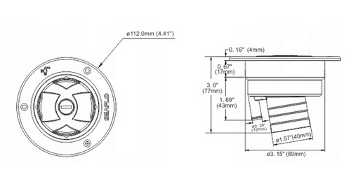 WLEW WODY ZAMYKANY NA KLUCZ DO JACHTU/KAMPERA 112mm  SFGF1-01