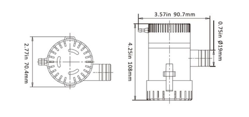 POMPA ZĘZOWA SEAFLO 12V 48 l/min SFBP1-G750-01