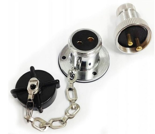 ZŁĄCZE ELEKTRYCZNE JACHTOWE 2-PIN 12V C20032