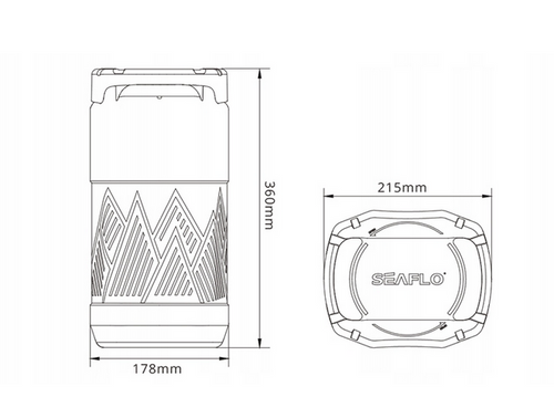 BECZKA HERMETYCZNA 10 L SEAFLO WT01-10