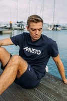 KOSZULKA  MĘSKA MUSTO LOGO T-SHIRT 82451 597