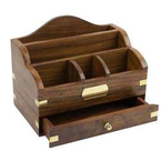 ORGANIZER DREWNIANY NA BIURKO 7229