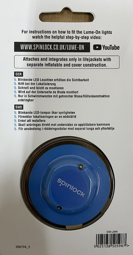 LUME ON OŚWIETLENIE KAMIZELKI PNEUMATYCZNEJ 