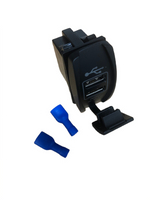 ŁADOWARKA GNIAZDO PANELOWE 2x3,1A USB 12V / 24V