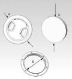 LUK INSPEKCYJNY KONTROLNY 176x128 mm 02953-W