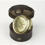 KOMPAS MOSIĘŻNY ROBERT FROST 5737 SKÓRZANE ETUI