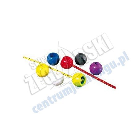 KULKA STOPER 22 mm NA LINĘ 6mm SS2535B NIEBIESKA