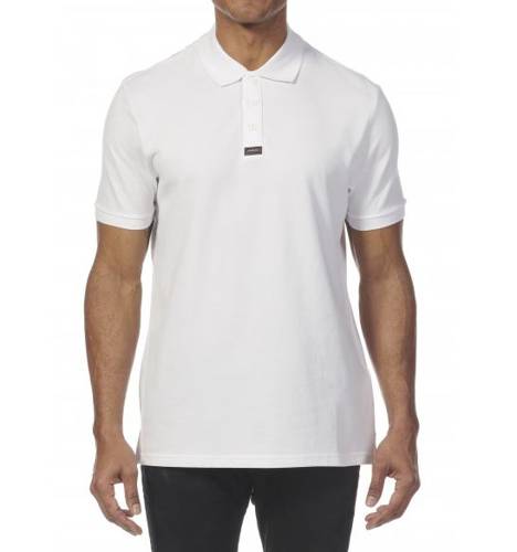 KOSZULKA POLO MUSTO ESSENTIAL PIQUE SHIRT  82133 002 BIAŁA