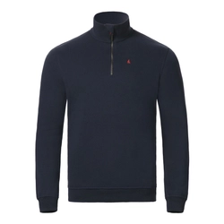 BLUZA MĘSKA MUSTO ORIGINAL 1/4 ZIP NECK SWEAT 85083 597