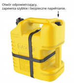 KANISTER 5 LITROWY NA ROPĘ PRO ALL STAR SERIES SFDT-05-02