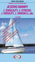 MAPA laminowana - JEZIORO MAMRY I OKOLICZNE
