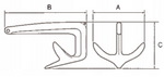 KOTWICA TREFOIL, BRUCE'A 10KG 01110310