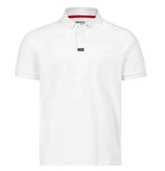 KOSZULKA POLO MUSTO ESSENTIAL PIQUE SHIRT  82133 002 BIAŁA