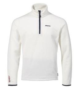 BLUZA MĘSKA MUSTO SNUG FLEECE 2.0 82284 004 BIAŁA
